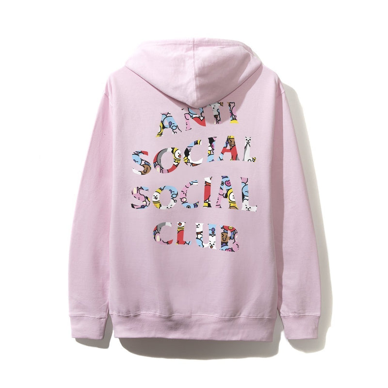 Anti social social club hoodie bt21 on sale