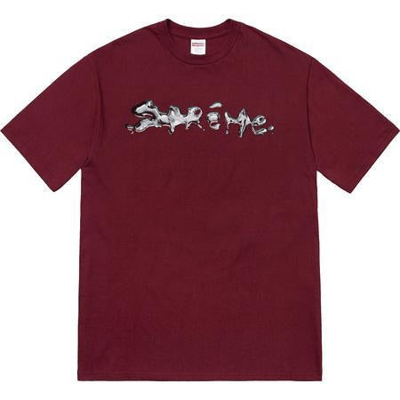 Supreme Liquid Tee Burgundy
