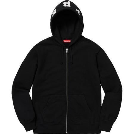 Supreme Bone Zip Up Sweatshirt Black Light Olive 2018 FW18SW17 Men s Solestage