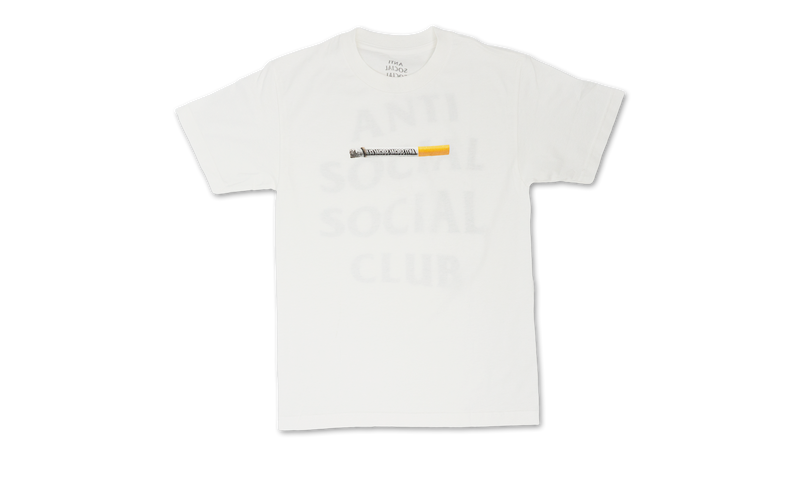 Antisocial Social Club Cigz White Tee-NTWRK