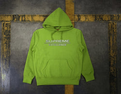 Supreme Reflective Excellence Hooded Sweatshirt Moss Green
