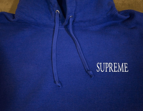 Supreme Decline Hooded Sweatshirt Royal
