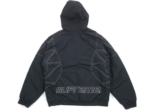 Supreme Zig Zag Stitch Puffy Jacket Black