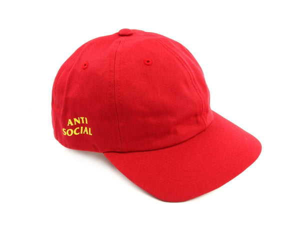 Antisocial Social Club Hat Red/Yellow