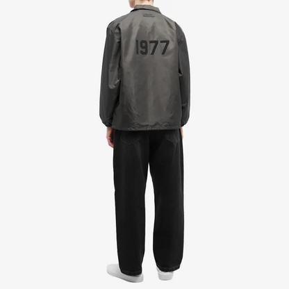 Fear of God Essentials Coaches Jacket 'Off Black'