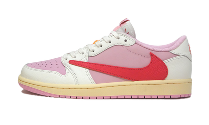 Jordan 1 Retro Low OG SP Travis Scott Sail Tropical Pink  IQ7604-101