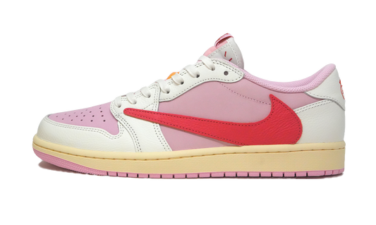 Jordan 1 Retro Low OG SP Travis Scott Sail Tropical Pink  IQ7604-101
