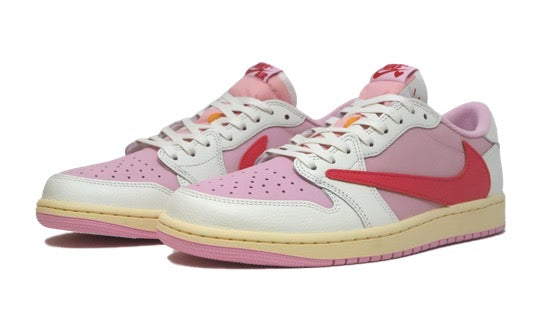 Jordan 1 Retro Low OG SP Travis Scott Sail Tropical Pink  IQ7604-101