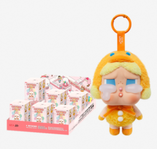POP MART CRYBABY Crying Again Series-Vinyl Face Plush Blind Box