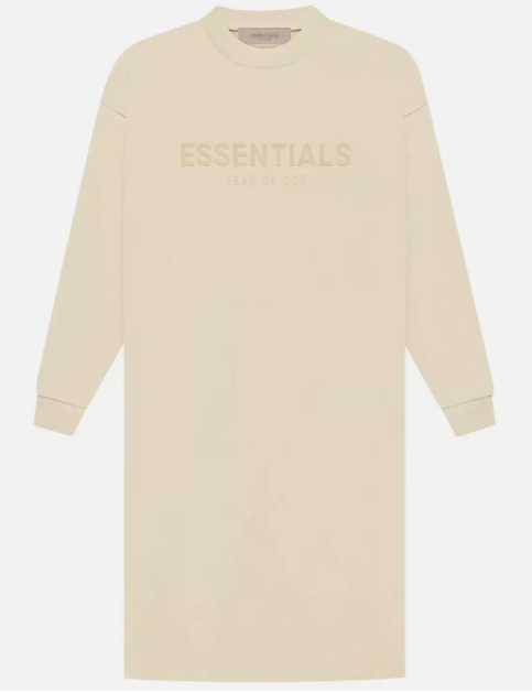 Fear Of God Essentials Long Sleeve Tee Dress (125SU225030FW) Women's Size S-XL