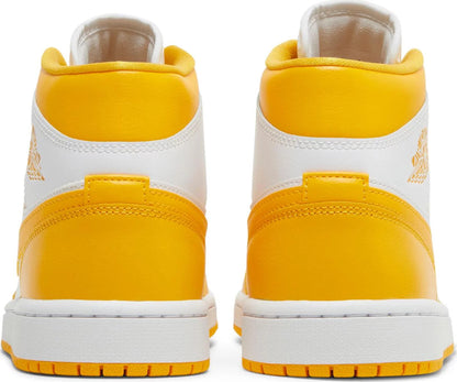 Nike Jordan 1 Mid White University Gold (W) (BQ6472-117) Women's Size 6-12