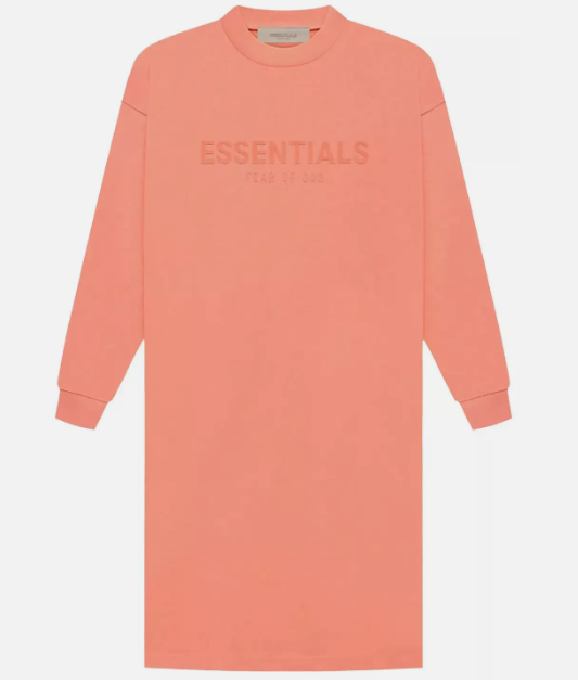 Fear Of God Essentials Long Sleeve Tee Dress (125SU225032FW) Women's Size XS-XL