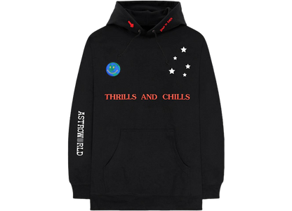 Travis Scott Astroworld World Peace Hoodie Black (83665-107) Men's Size L-XXL