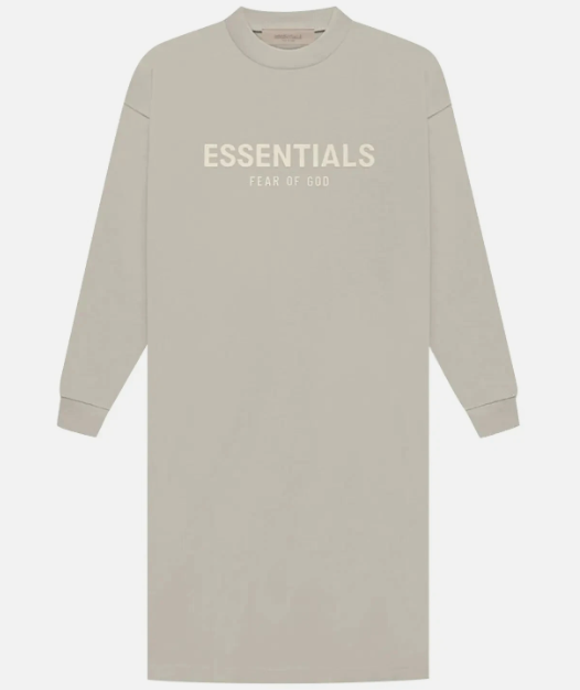 Fear Of God Essentials Long Sleeve Tee Dress (125SU225031FW) Women's Size XS-XL