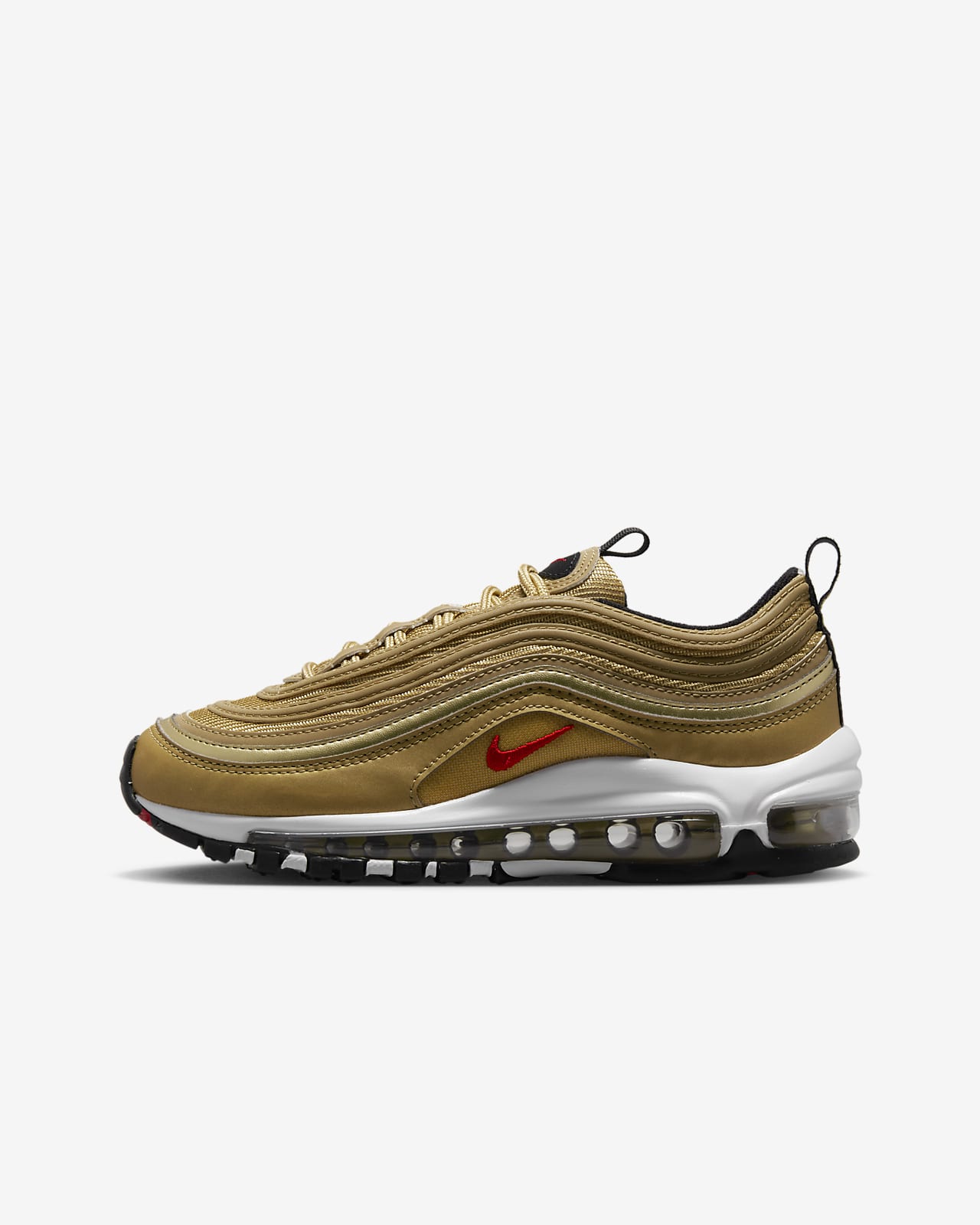 Nike Air Max 97 OG QS Metallic Gold 2017 GS (918890-700) Youth Size 3Y-5Y