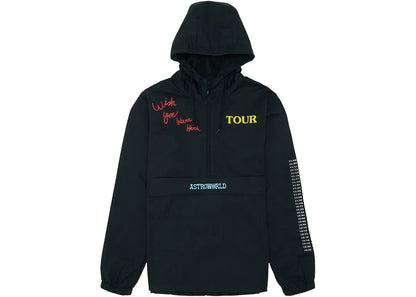 TRAVIS SCOTT Astroworld Anorak Black