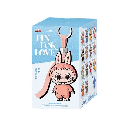 Pop Mart Labubu THE MONSTERS Pin for Love Series-Vinyl Plush Pendant Blind Box (N-Z) 1pc