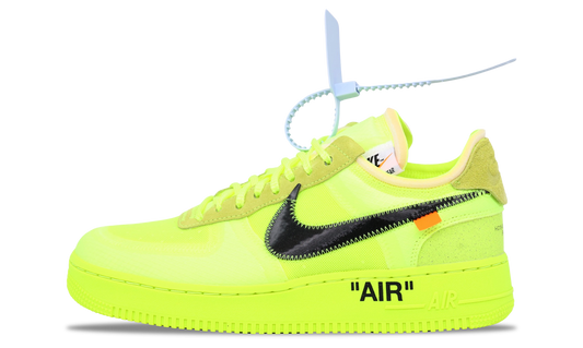Nike Air Force 1 Low x OFF-WHITE Volt 2018 (AO4606-700) Men's Size 4-11