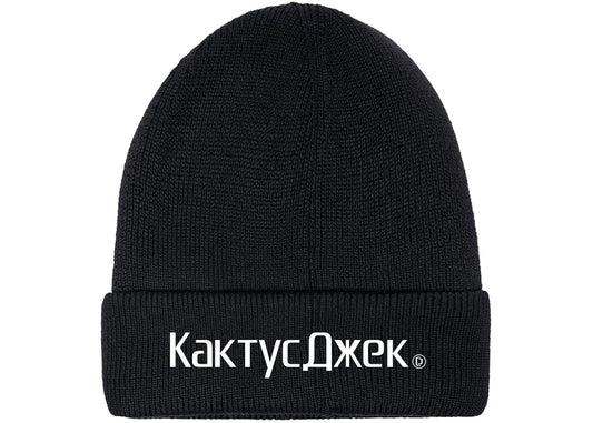 Travis Scott The Scotts Cj Logo Beanie Black