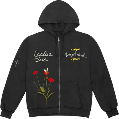 Travis Scott Cactus Jack For Neighborhood Carousel Black Hoodie