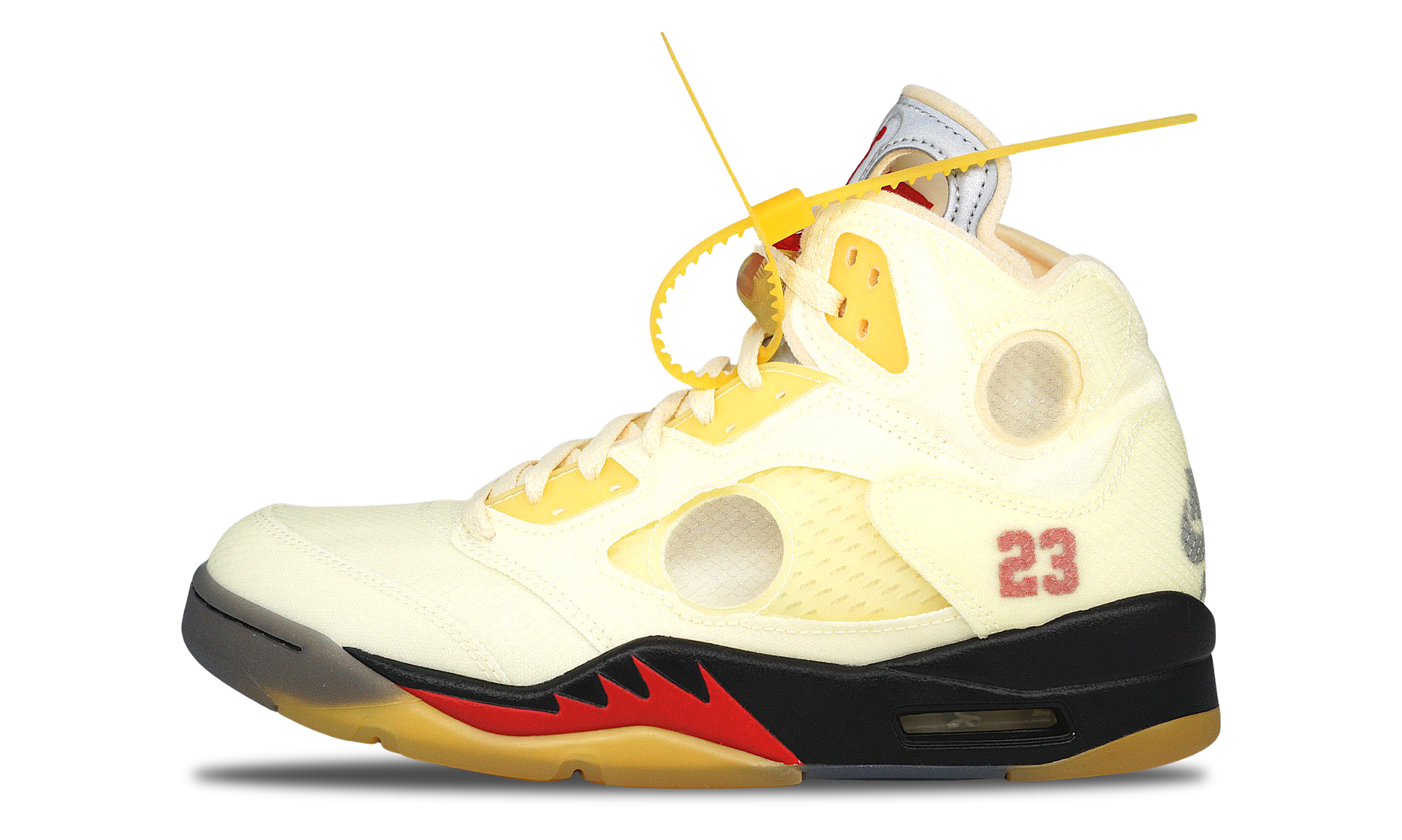 Nike Jordan 5 Retro SP x OFF-WHITE Sail 2020 (DH8565-100) Men's