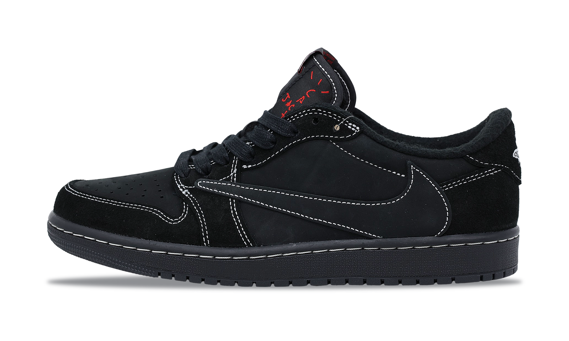 靴 Travis Scott Nike Air Jordan1 DM7866-001 Air Jordan 1 Low x Travis Scott 'Black Phantom' (DM7866-001