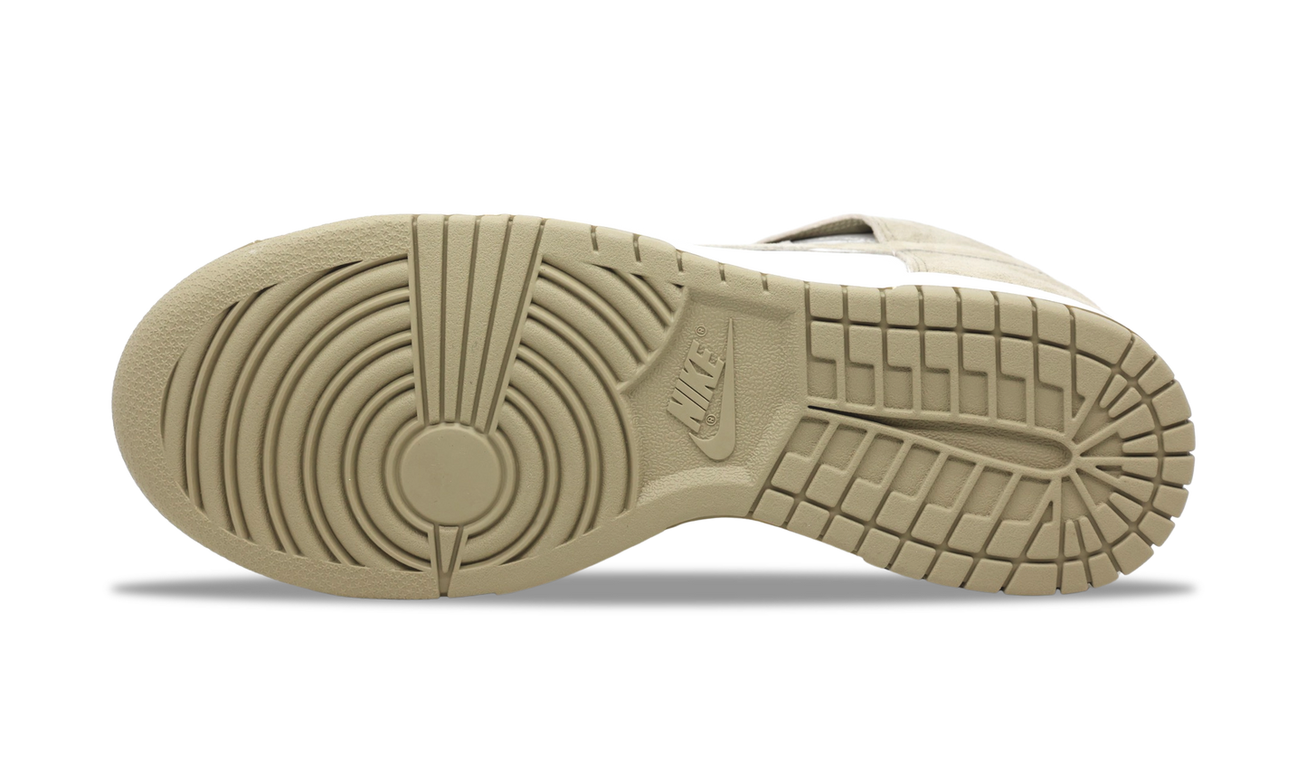 Nike Dunk High Tan Suede White