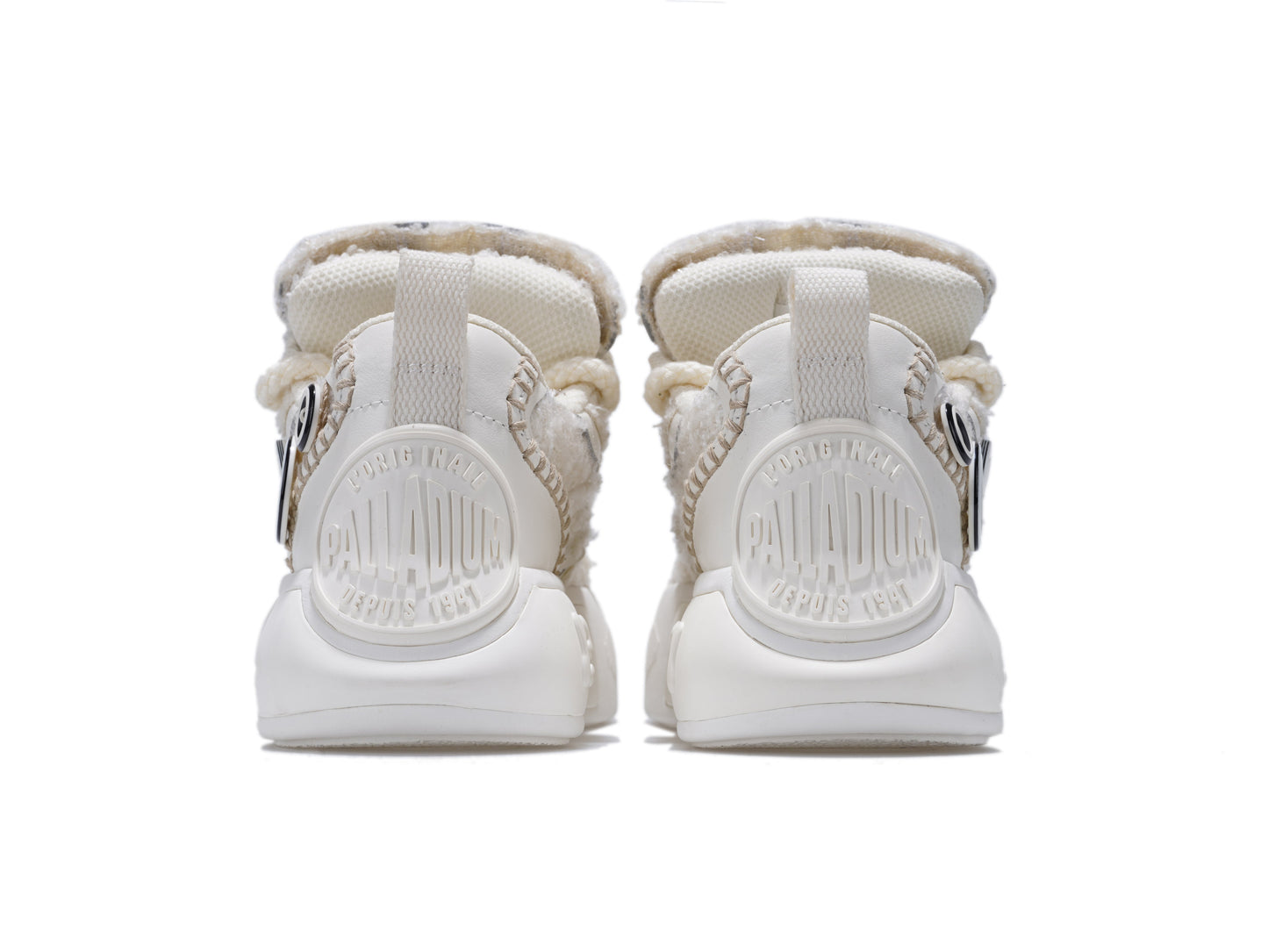 Palladium Button Sneaker tweed white