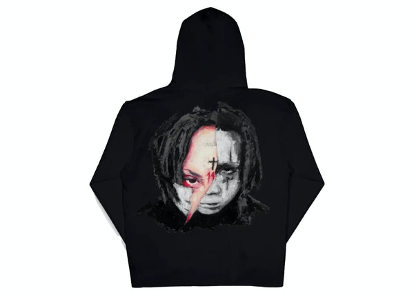 Revenge Trippie Arch Logo Hoodie Black