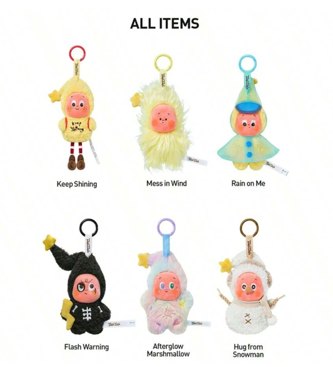 POP MART Twinkle Twinkle Sweet Dreams Forecast Series-Plush Pendant Blind Box(PM-096434-OS) 1pc