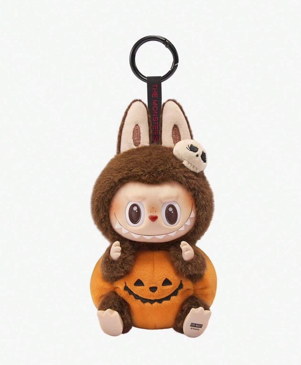 POP MART Happy Halloween Party Series-Sitting Pumpkin Vinyl Plush Pendant (PM-012977-OS) 1pc
