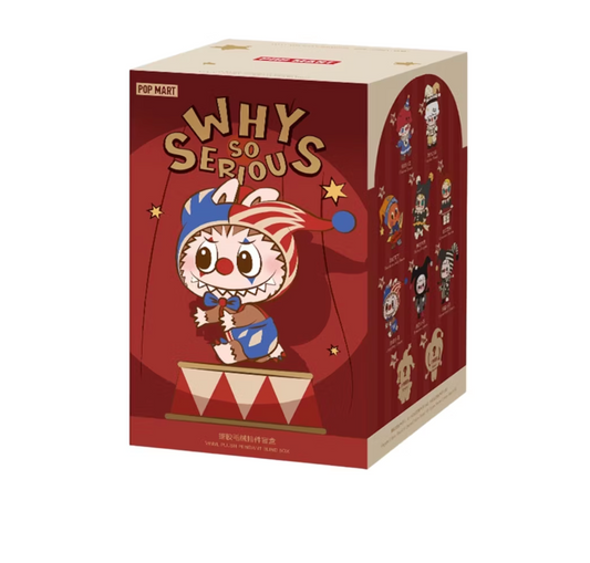 POP MART WHY SO SERIOUS Series-Vinyl Plush Pendant Blind Box(PM-037243-OS) 1pc