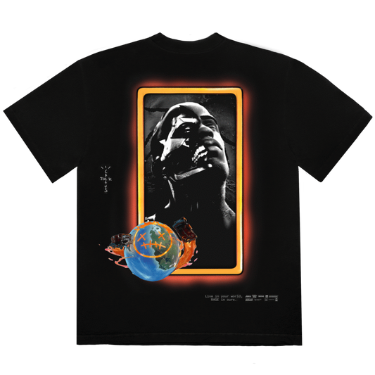 Travis Scott Astro Portrait Tee Black 2020 (CJFN-SS15) Men's Size Small