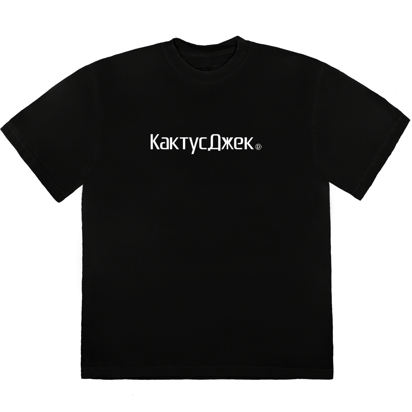 Travis Scott CJ Logo T-shirt Black