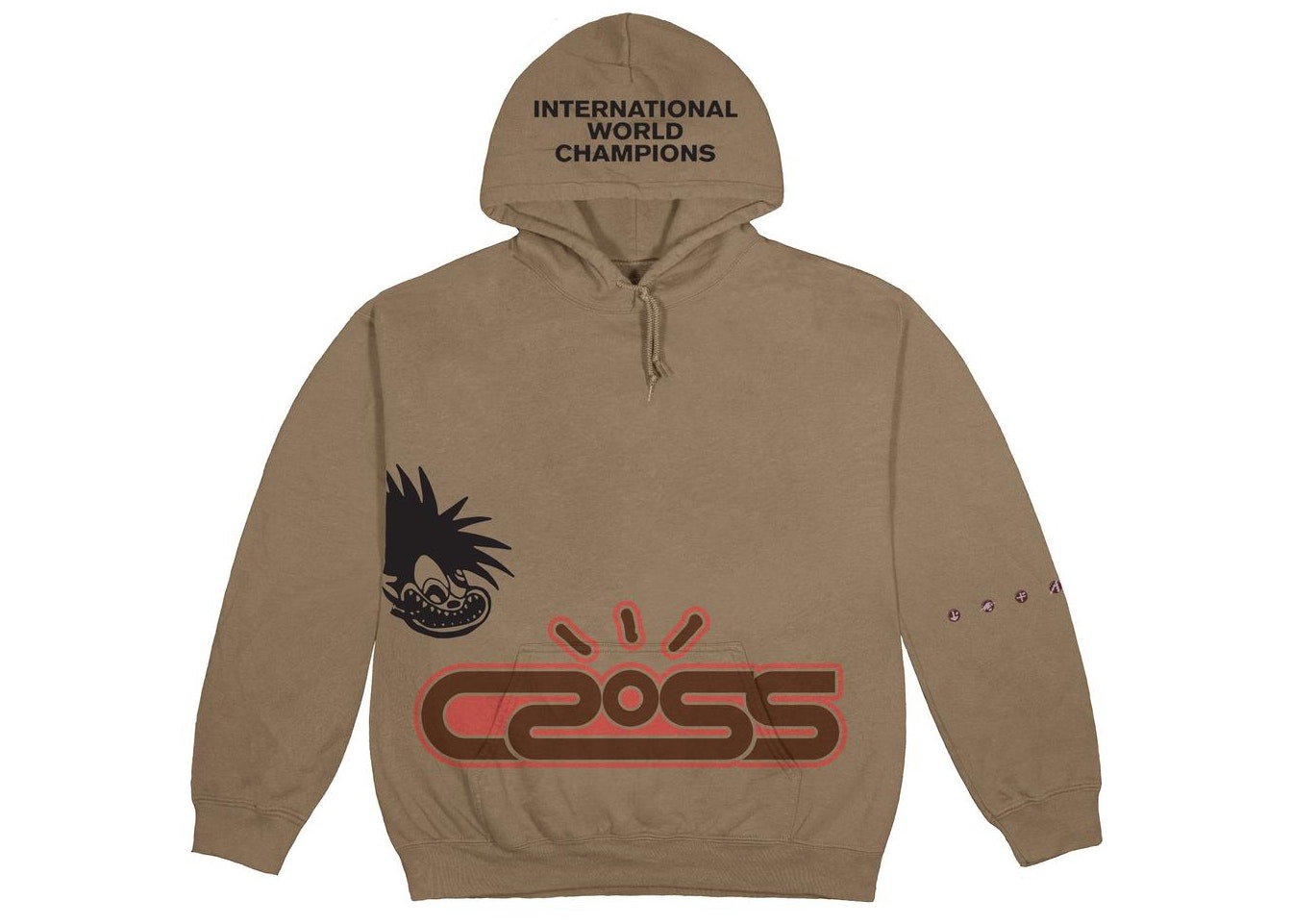 Travis Scott Cactus Jack Motor Sport Hoodie Dark Sand