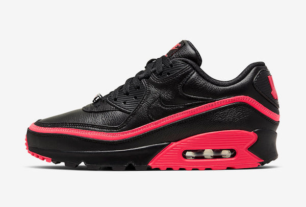 Nike Air Max 90 Undefeated Black Solar Red