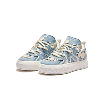 Palladium Button Sneaker denim