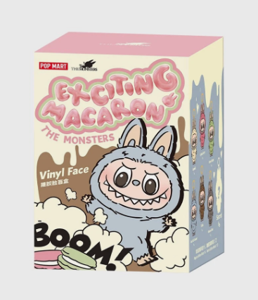 Pop Mart Labubu The Monsters Exciting Macaron Plush V2 (PM-244741) Single Box