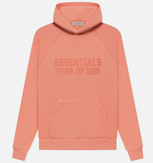 Fear Of God Essentials Hoodie Coral (192SU222052F) Men's Size XXS-XL