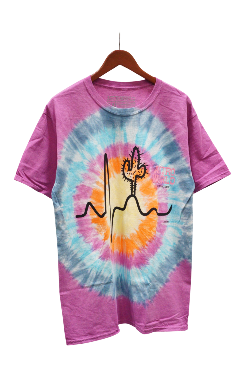 Travis Scott New Pulse Feeling Alive! Tee Tie-Dye