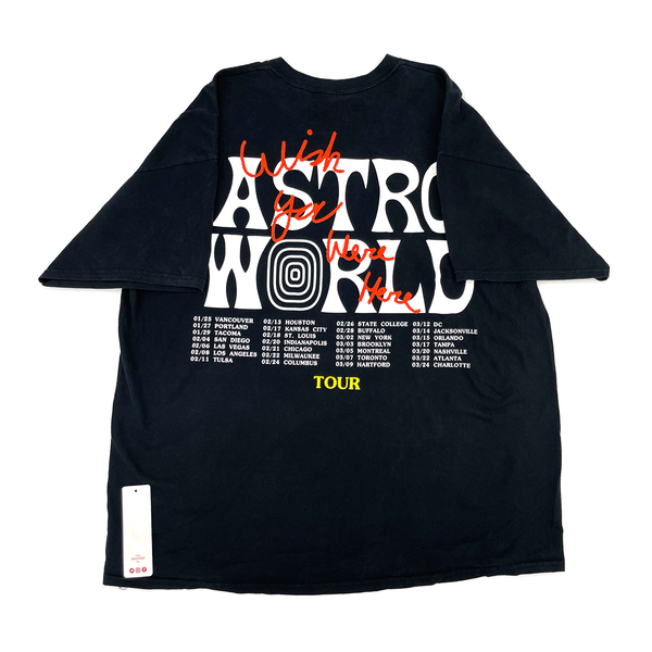 Travis Scott Astroworld Tour Logo Black Tee