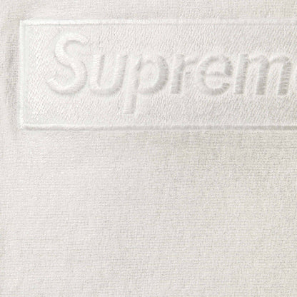 Supreme MM6 Maison Margiela Foil Box Logo Hooded Sweatshirt White