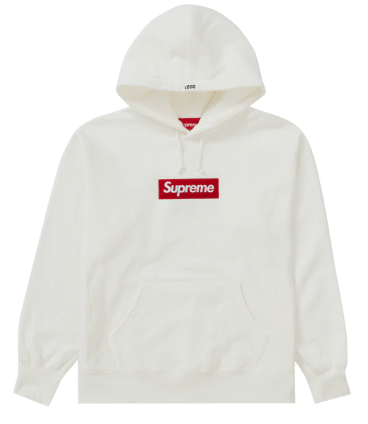 Supreme Box Logo Hooded Sweatshirt (FW21) White