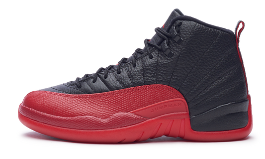 Nike Jordan 12 Retro Flu Game Black Red 2016 (130690-002) Men's Size 8