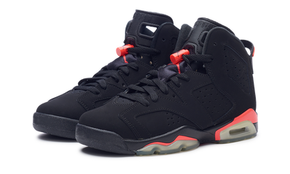 Nike Jordan 6 Retro Infrared Black Red 2014 GS (384665-023) Youth Size 6Y-7Y