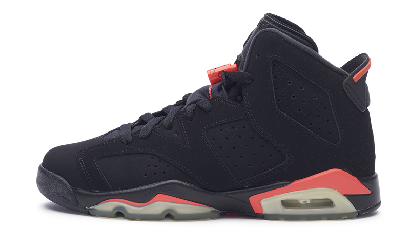 Nike Jordan 6 Retro Infrared Black Red 2014 GS (384665-023) Youth Size 6Y-7Y