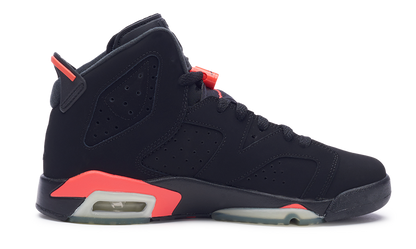 Nike Jordan 6 Retro Infrared Black Red 2014 GS (384665-023) Youth Size 6Y-7Y