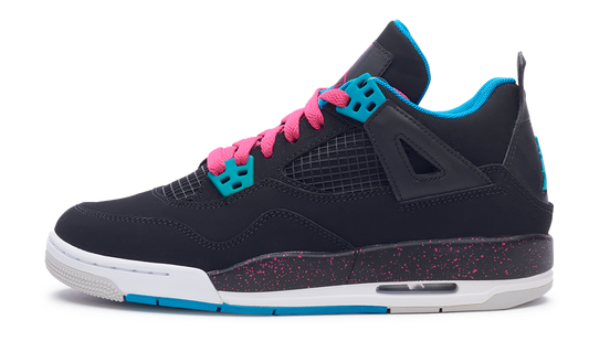 Nike Jordan 4 Retro Black Vivid Pink 2012 GS (487724-019) Youth Size 4Y-7Y