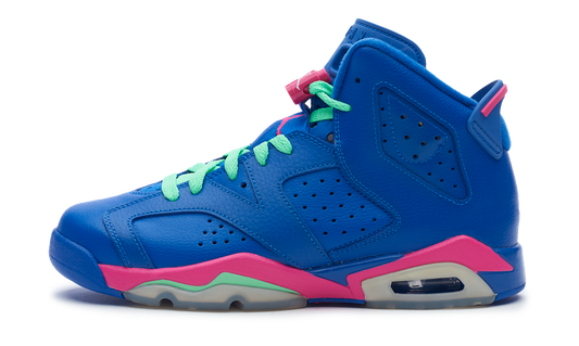 Nike Jordan 6 Retro Game Royal Pink GS 2014 (543390-439) Youth Size 6Y-7Y Shoes