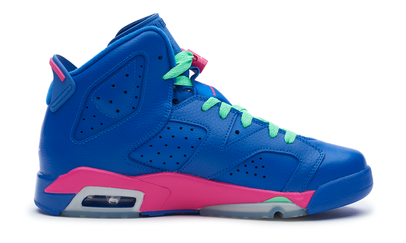 Nike Jordan 6 Retro Game Royal Pink GS 2014 543390 439 Youth Size 6Y Solestage